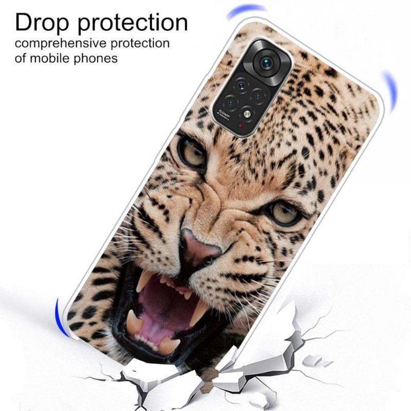 Coque Xiaomi Redmi Note 11 Pro 5G / 4G Leopard Rugissant