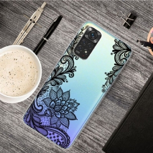 Coque Xiaomi Redmi Note 11 Pro / Note 11 Pro 5G fleur dentelle