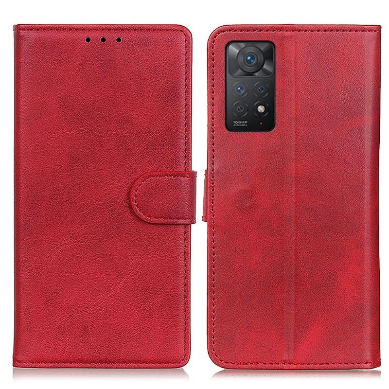 Housse Xiaomi Redmi Note 11 Pro 4G / 5G Marius effet cuir mat