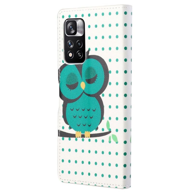 Housse Xiaomi Redmi Note 11 Pro Hibou polka dot