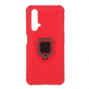 Coque Realme X50 5G Ring et Fibre Carbone