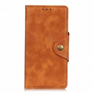 Housse Motorola G60s Simili Cuir Bouton