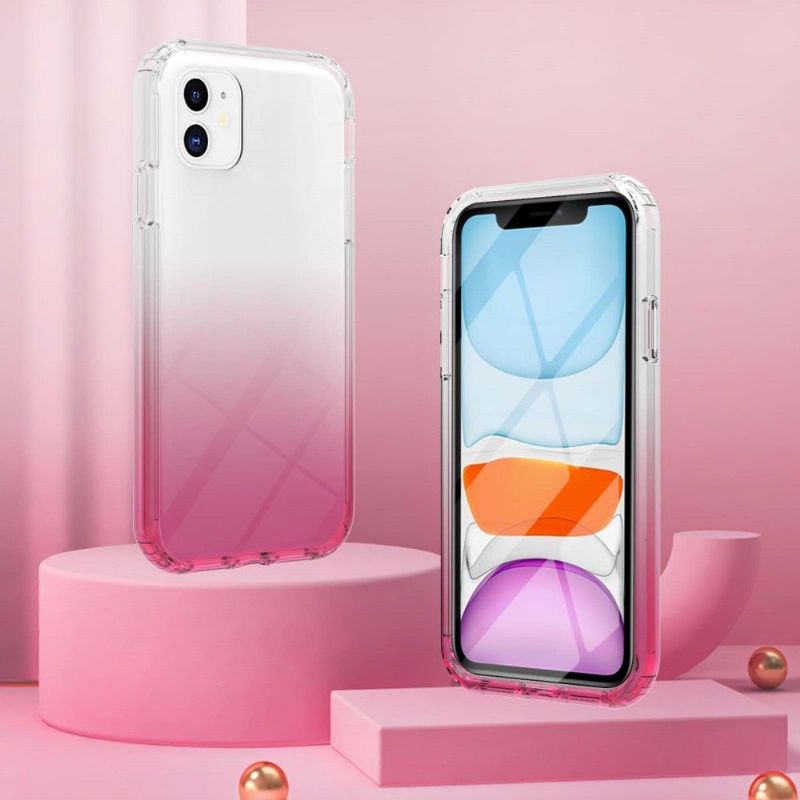 Coque iPhone 11 dégradée avec verre trempé