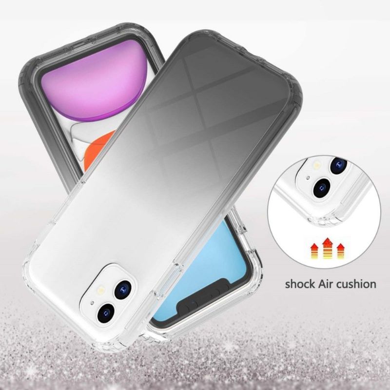 Coque iPhone 11 dégradée avec verre trempé