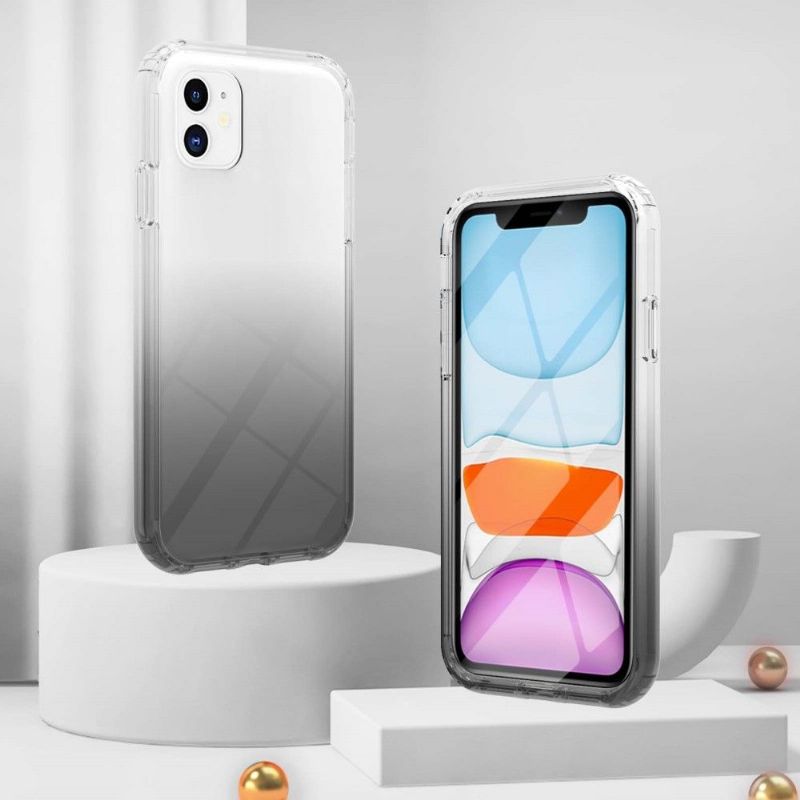 Coque iPhone 11 dégradée avec verre trempé