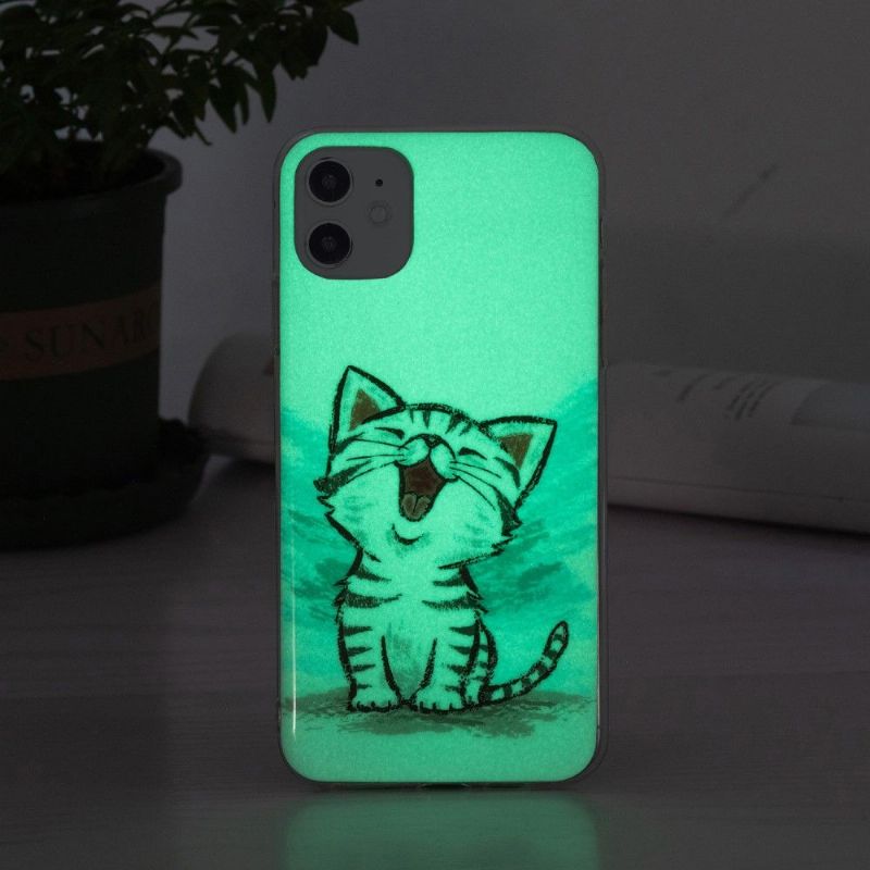 Coque iPhone 11 Fluorescente Chat content