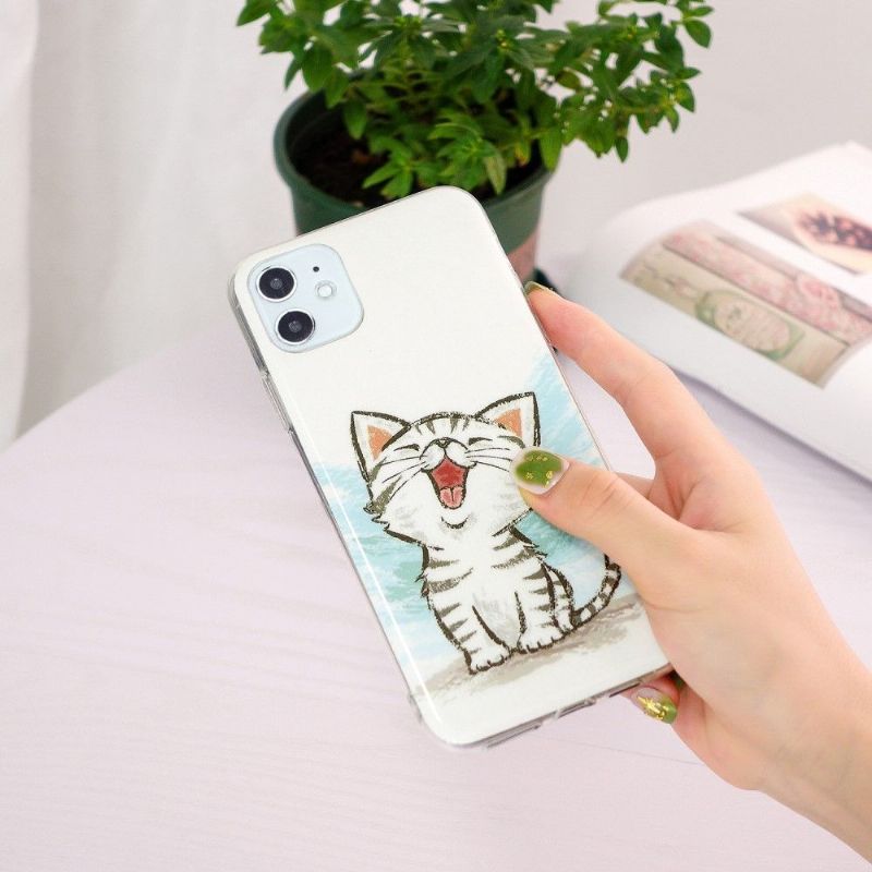 Coque iPhone 11 Fluorescente Chat content