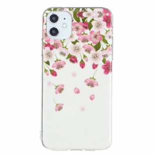 Coque iPhone 11 Fluorescente Fleurs