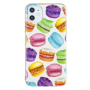 Coque iPhone 11 Fluorescente Macarons