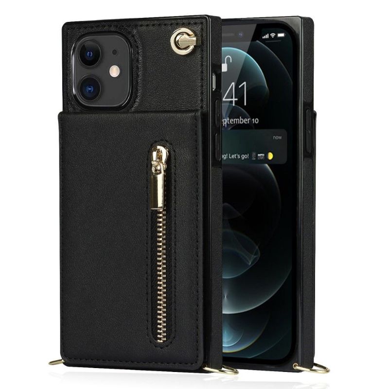 Coque iPhone 11 Porte-Cartes Business à cordon