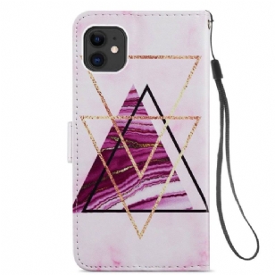 Housse iPhone 11 Design Triangles