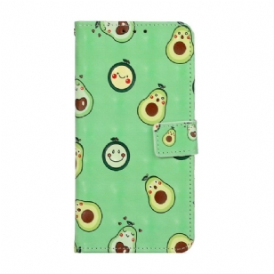 Housse iPhone 11 Kawaii Avocat + Cordon bandoulière