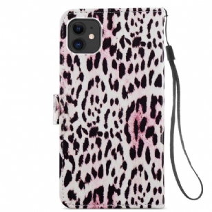 Housse iPhone 11 Motif Leopard