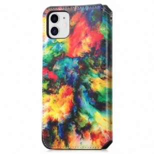 Housse iPhone 11 Nuage iridescent