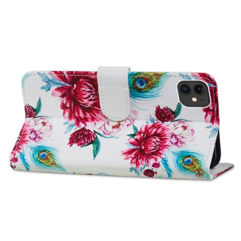 Housse iPhone 11 Paon fleur