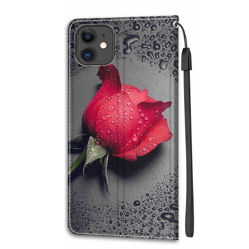 Housse iPhone 11 Rose rouge