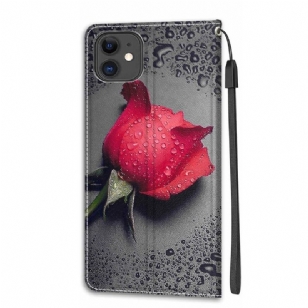 Housse iPhone 11 Rose rouge