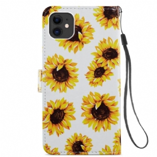 Housse iPhone 11 Tournesol Fleur