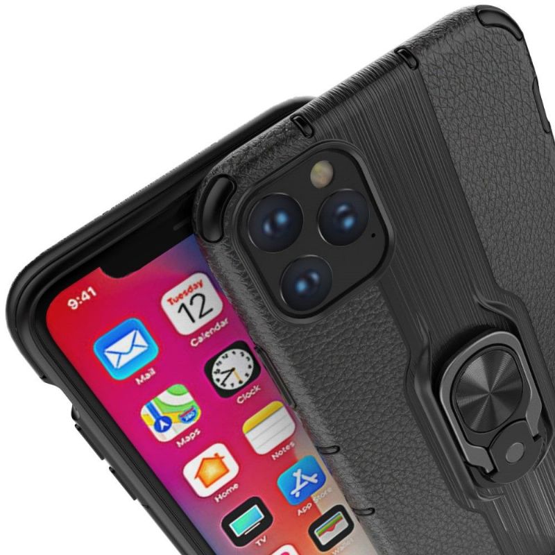 iPhone 11 - Coque effet cuir avec support intégré