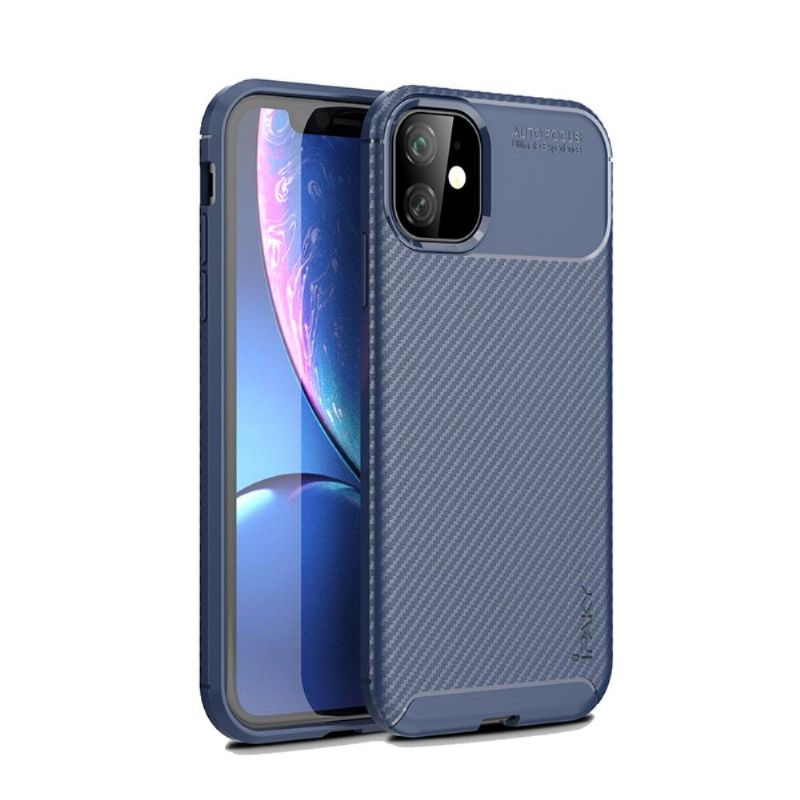 iPhone 11 - Coque IPaky revêtement fibre de carbone