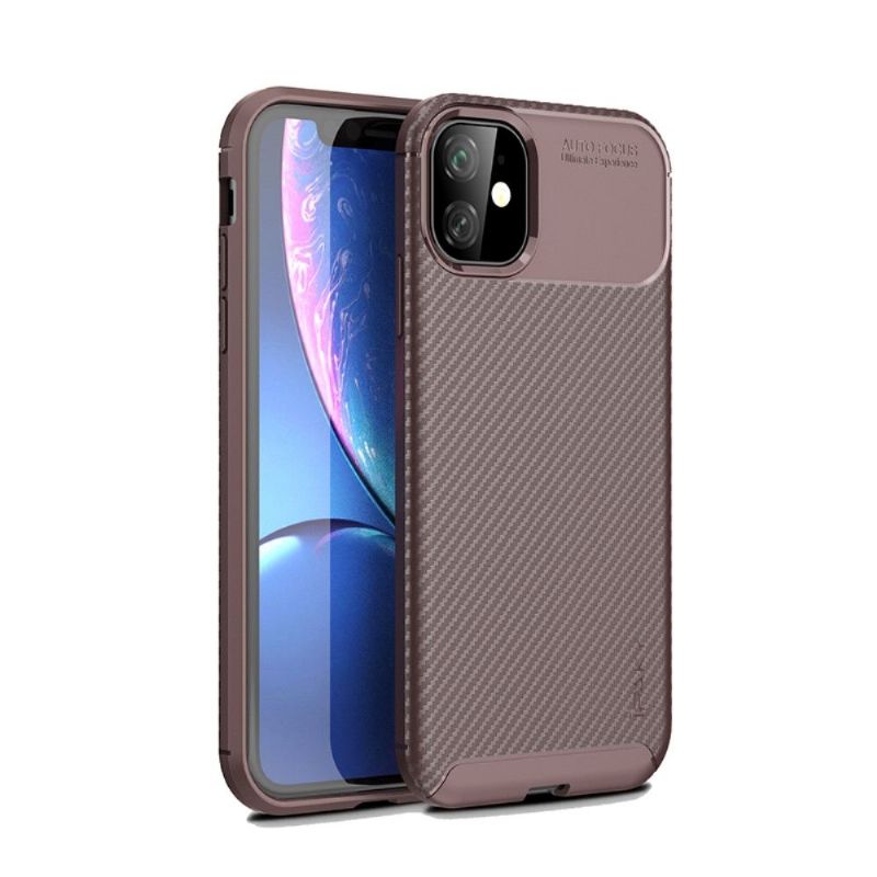 iPhone 11 - Coque IPaky revêtement fibre de carbone