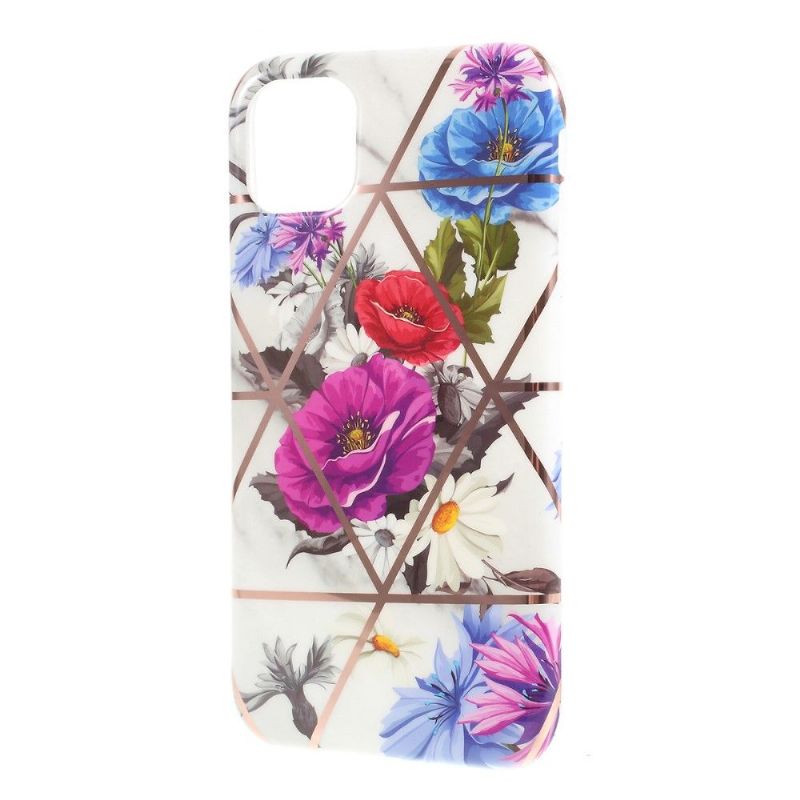 iPhone 11 - Coque en Silicone Fleurs Colorées