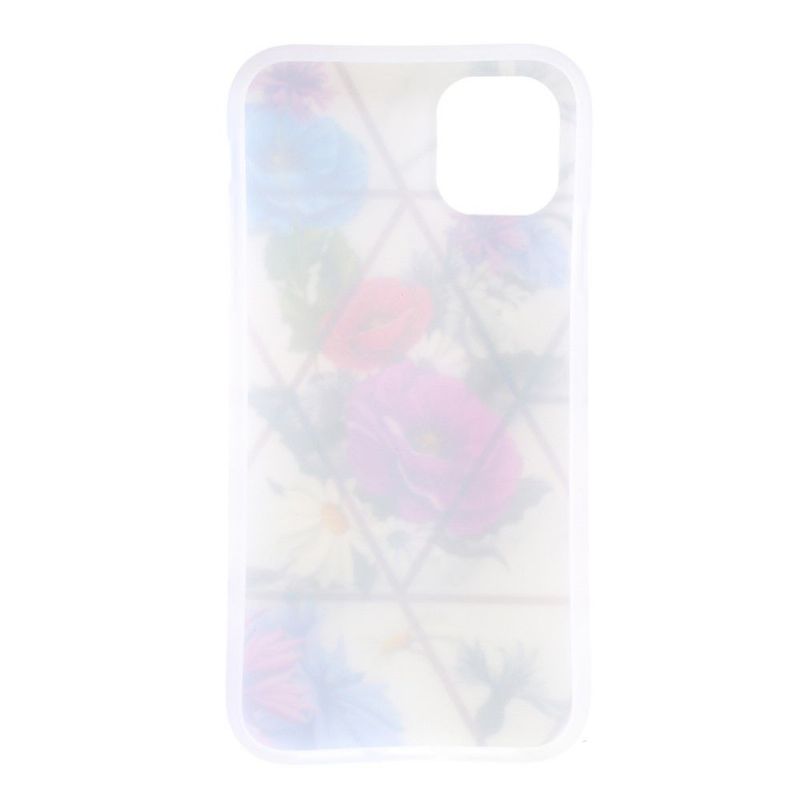 iPhone 11 - Coque en Silicone Fleurs Colorées