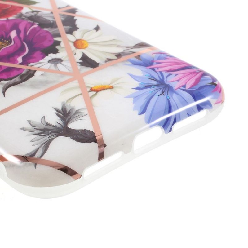 iPhone 11 - Coque en Silicone Fleurs Colorées