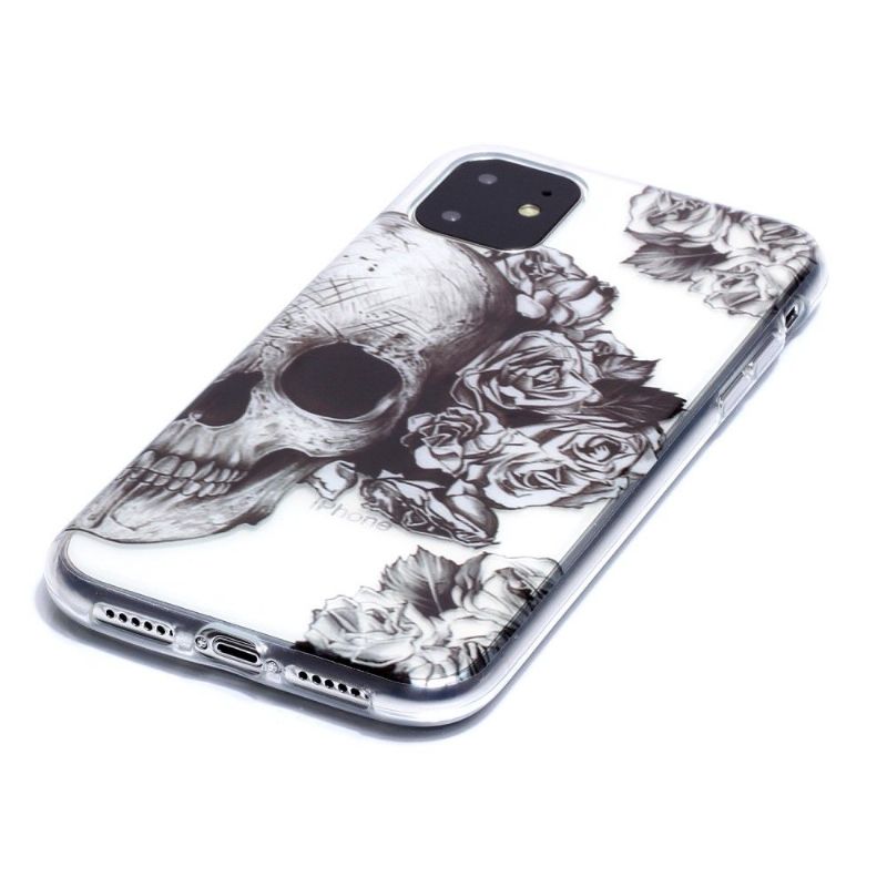 iPhone 11 - Coque Skull flower