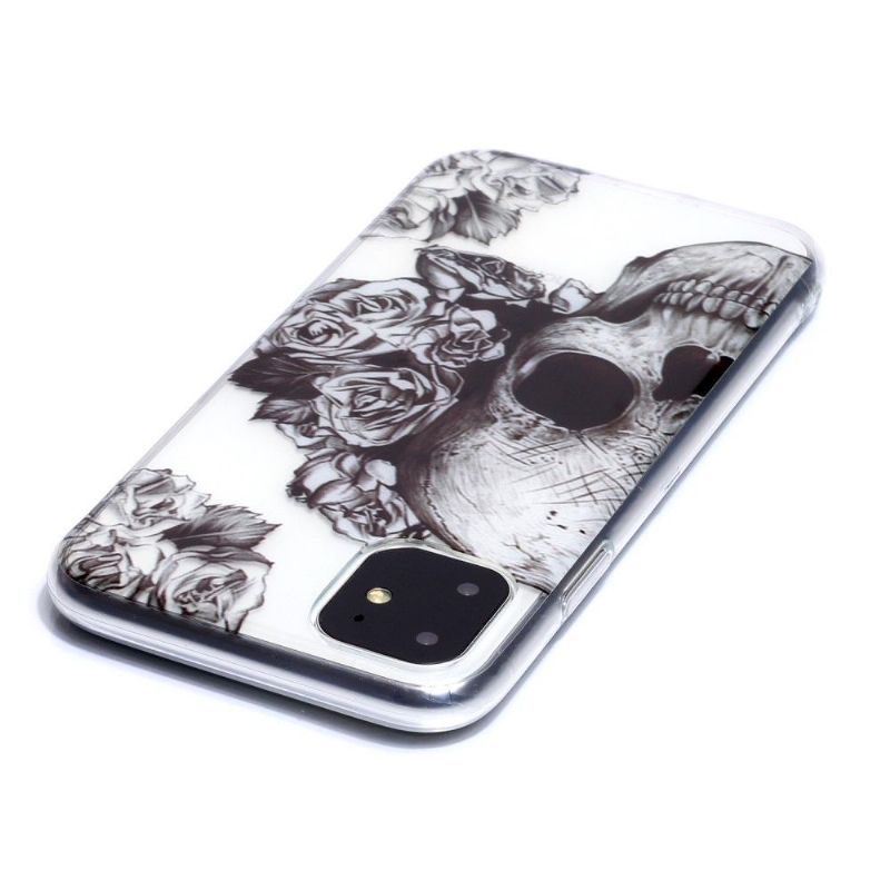 iPhone 11 - Coque Skull flower