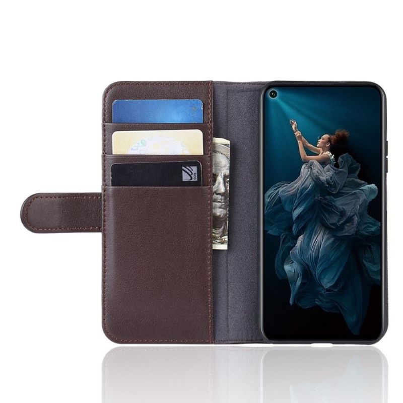 Honor 20 - Housse cuir premium - Marron