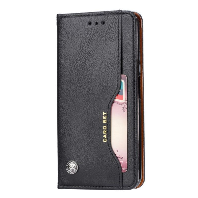 Honor 20 - Housse effet cuir stand case