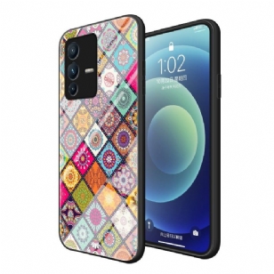 Coque Vivo V23 5G Kaleidoscope Mandala avec support