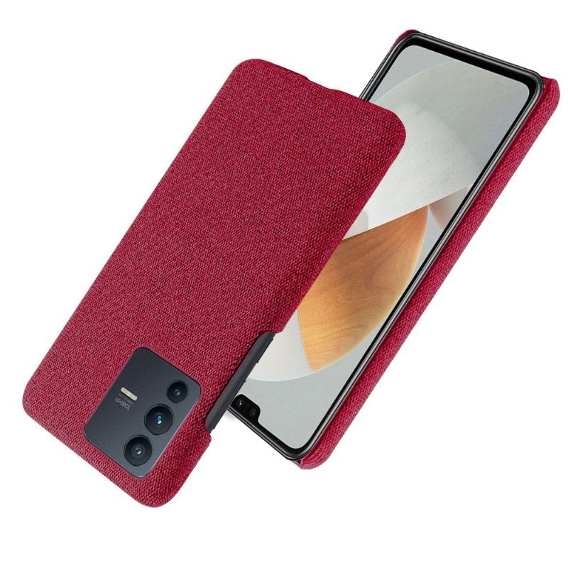 Coque Vivo V23 5G revêtement tissu