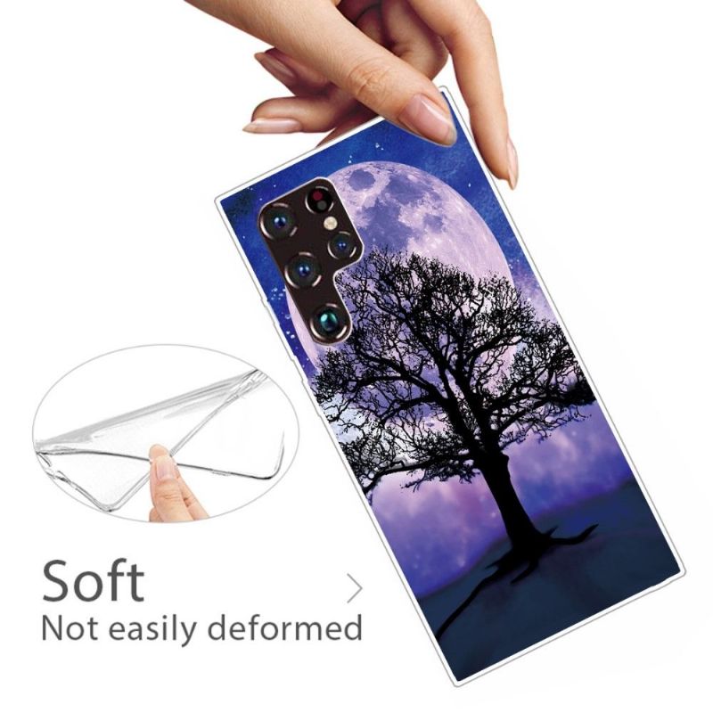 Coque Samsung Galaxy S22 Ultra 5G L'arbre sous la lune