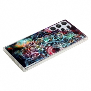 Coque Samsung Galaxy S22 Ultra 5G Luminous Mandala Coloré