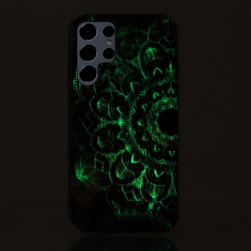 Coque Samsung Galaxy S22 Ultra 5G Luminous Mandala Coloré