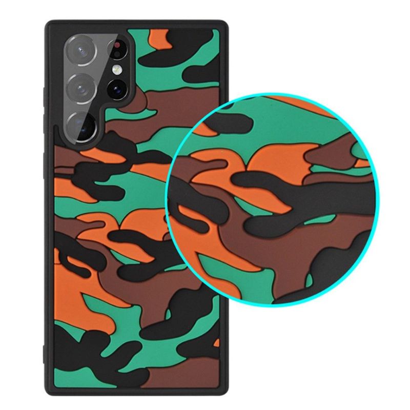 Coque Samsung Galaxy S22 Ultra 5G Rugged Camouflage Militaire