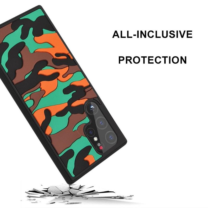 Coque Samsung Galaxy S22 Ultra 5G Rugged Camouflage Militaire