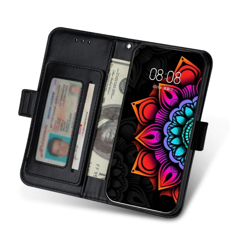 Housse Samsung Galaxy S22 Ultra 5G DAME Mandala Coloré