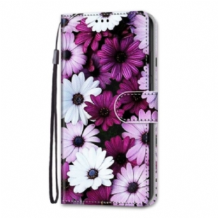 Housse Samsung Galaxy S22 Ultra 5G marguerites colorées