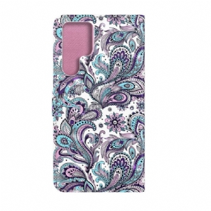 Housse Samsung Galaxy S22 Ultra 5G Paisley Fleur