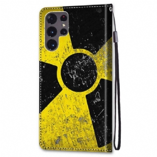 Housse Samsung Galaxy S22 Ultra 5G Symbole Radioactif