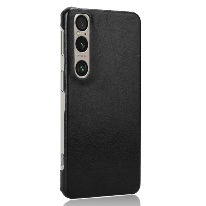 Coque Sony Xperia 1 VI Effet Cuir Litchi