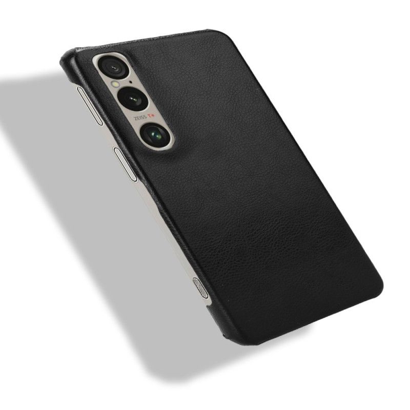 Coque Sony Xperia 1 VI Effet Cuir Litchi