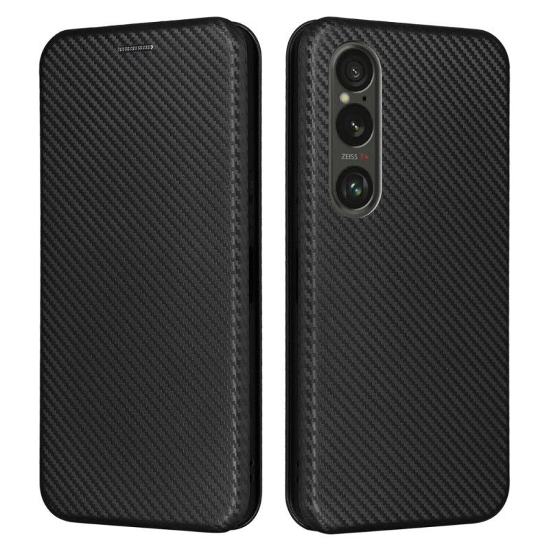 Flip Cover Sony Xperia 1 VI Fibre Carbone