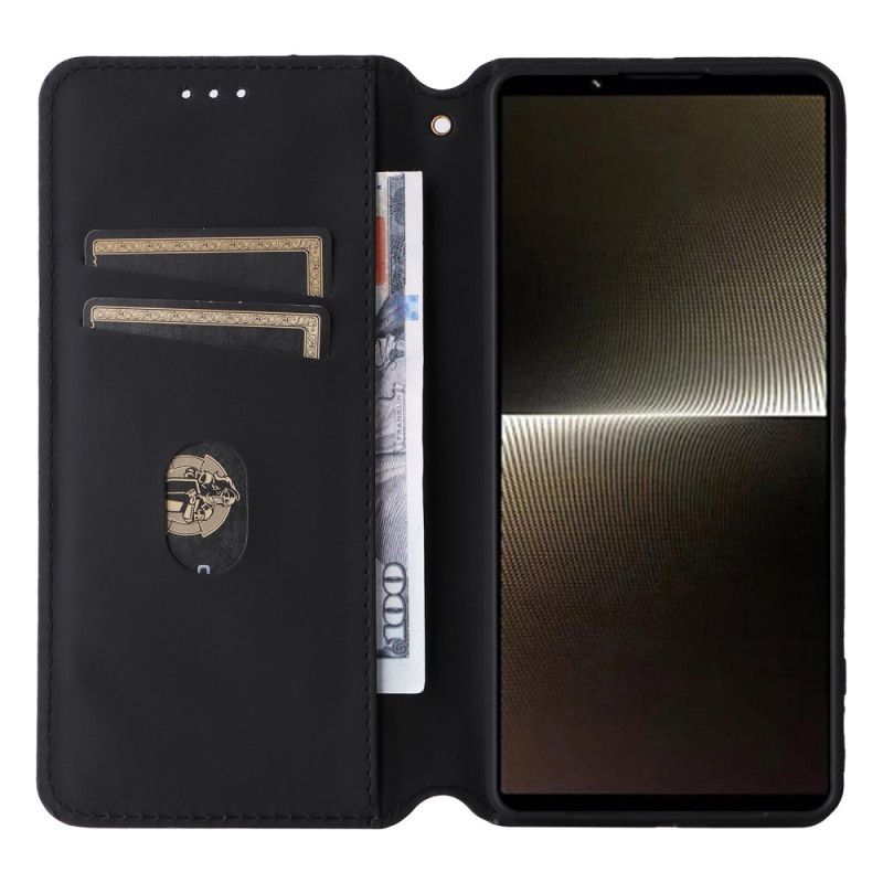 Flip Cover Sony Xperia 1 VI Motif Losanges 3D