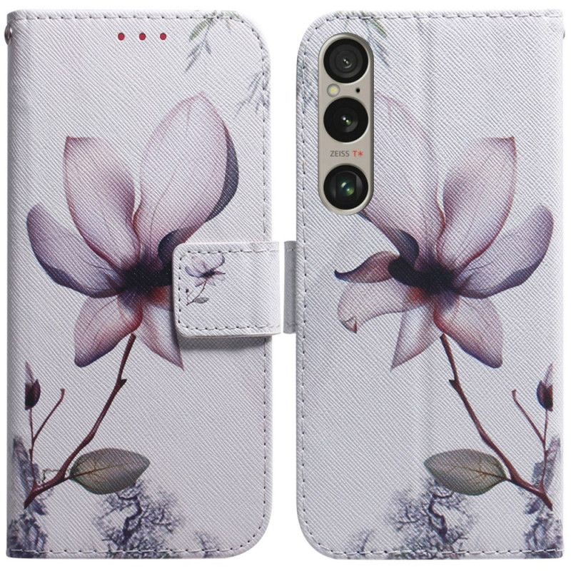 Housse Sony Xperia 1 VI Fleur Rose