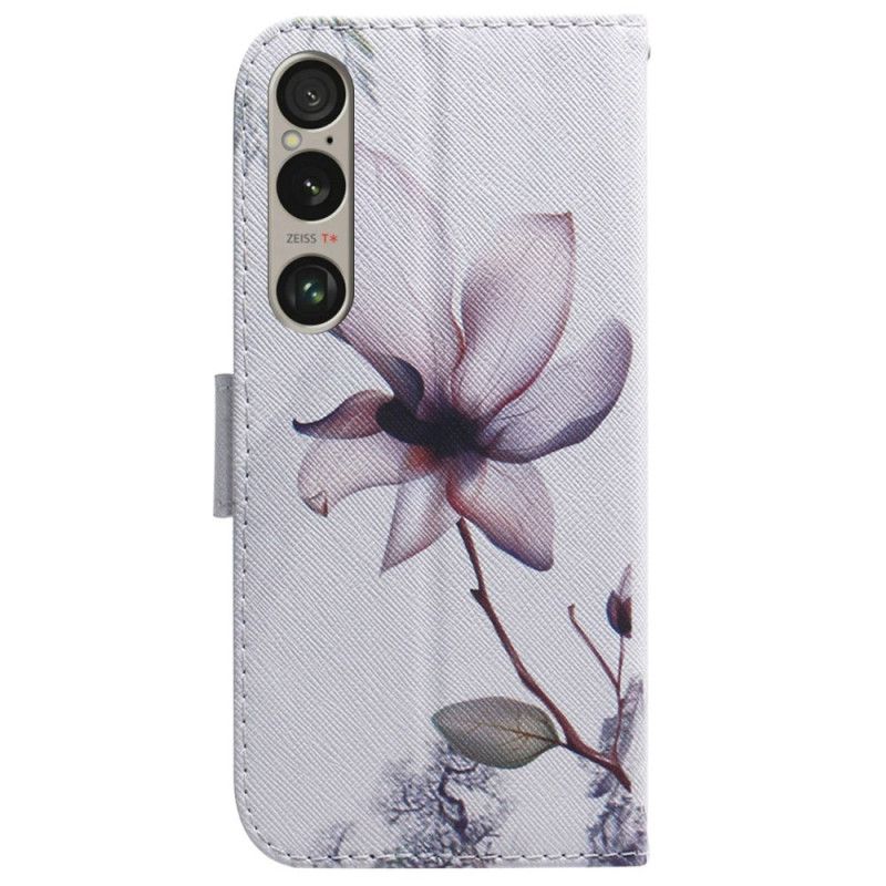 Housse Sony Xperia 1 VI Fleur Rose