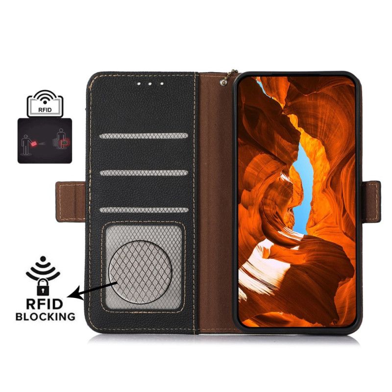 Housse Sony Xperia 1 VI Portefeuille avec Blocage RFID